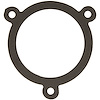 THROTTLE BODY GASKET 2008-2006 HYU/KIA V6 3.3L 3.8L DOHC Throttle Body - image 1
