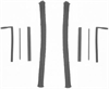 REAR MAIN SEAL SET; 1954 FO V8 239CI 3.9L OHV; 1955-1954 FOI V8 239CI 3.9L OHV; 1955-1954 FOT L/D V8 - image 1