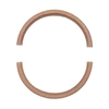 Rubber 2-piece Rear Main Seal Gasket for 1982-1991 Chevy and GMC 6.2L Diesel Trucks, SUVs, Vans, and Step Vans - image 1