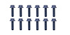 ES75120 Exhaust Manifold Bolt Set for Select 1999-2023 Buick, Chrysler, Dodge, GM, Hummer, Oldsmobile, Saab, VW Cars and Trucks
