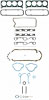Engine Gasket Set Pontiac 1980-81 265, 1977-81 301, 1980-81 301 Turbo V8 Engines - image 1