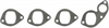 INTAKE MANIFOLD GASKET; 1985-1980 BMW L4 1766cc 1.8L SOHC 8 Valve; 1979-1966 BMW L4 1990cc 2.0L SOHC - image 1