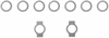 INT & EXH MANIFOLD ; LER L4 176CI 2.9L; AC L4 201CI 3.3L; LER L4 201CI 3.3L; AC L4 226CI 3.7L; LER L - image 1