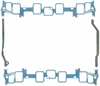 INTAKE MANIFOLD GASKET; 1977-1964 FOI V8 330CI 5.4L Heavy Duty; 1973-1964 FOT H/D V8 330CI 5.4L Heav - image 1