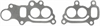 INTAKE MANIFOLD GASKET; 1984-1979 CHR L4 1410cc 1.4L SOHC 8 Valve; 1991-1985 CHR L4 1468cc 1.5L SOHC - image 1