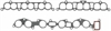 INTAKE MANIFOLD GASKET 1988-1982 TO L6 2759cc 2.8L DOHC 12 Valve - image 1