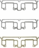 EXH MANIFOLD GASKET 1988-1982 GM V8 250CI 4.1L Cadillac