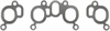 INTAKE MANIFOLD GASKET; 1983-1982 NI L4 1487cc 1.5L SOHC; 1984-1983 NI L4 1487cc 1.5L SOHC Turbo; 19 - image 1