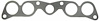 INTAKE MANIFOLD GASKET; 1977-1970 MZ L4 1586cc 1.6L SOHC; 1976-1972 MZT L/D L4 1586cc 1.6L SOHC; 197 - image 1
