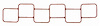 OEM Performance Replacement Intake Gaskets 1998-2007 Chrysler 3.2L V6 - image 1