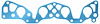 INTAKE MANIFOLD GASKET; 1987-1984 HO L4 1342cc 1.3L SOHC 8 Valve; 1987-1984 HO L4 1488cc 1.5L SOHC 1 - image 1