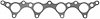INTAKE MANIFOLD GASKET 1985-1984 HO L4 1601cc 1.6L SOHC 1985-1984 HO L4 1829cc 1.8L SOHC 12 Valve - image 1
