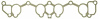 INTAKE MANIFOLD GASKET 1987-1984 NI L4 1809cc 1.8L SOHC Turbo 8 Valve 1989-1984 NI L4 1974cc 2.0L SOHC - image 1