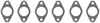 EXH MANIFOLD GASKET 2002-1998 DT L/D L6 359CI 5.9L Turbo-Diesel 24 Valve - image 1