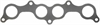 INTAKE MANIFOLD GASKET 1985-1984 HO L4 1829cc 1.8L SOHC 12 Valve 1987-1986 HO L4 1829cc 1.8L SOHC 12 Valve - image 1