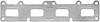 EXH MANIFOLD GASKET; 2004-2002 CHR L4 122CI 2.0L DOHC 16 Valve; 2004-2002 DT L/D L4 122CI 2.0L DOHC - image 1