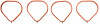INTAKE MANIFOLD GASKET; 2004-2002 CHR L4 122CI 2.0L DOHC 16 Valve; 2004-2001 CHR L4 148CI 2.4L DOHC - image 1