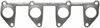 EXH MANIFOLD GASKET 1986-1984 GM L4 1796cc 1.8L SOHC Turbo 8 Valve 1990-1987 GM L4 1998cc 2.0L SOHC Turbo 8 Valve - image 1