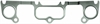 EXH MANIFOLD GASKET; 1992-1987 GM L4 151CI 2.5L Pontiac; 1993-1987 GMT L/D L4 151CI 2.5L Pontiac; 19