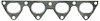 EXH MANIFOLD GASKET; 1995-1988 HO L4 1493cc 1.5L SOHC 16 Valve; 1995-1988 HO L4 1493cc 1.5L SOHC 8 V - image 1