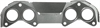 EXH MANIFOLD GASKET 1992-1989 FO L4 2184cc 2.2L SOHC 12 Valve 1992-1988 MZ L4 2184cc 2.2L SOHC 12 Valve - image 1