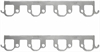 EXH MANIFOLD GASKET; 1999-1991 FOI V8 429CI 7.0L; 1999-1991 FOT H/D V8 429CI 7.0L; 1999-1991 FOT M/D - image 1