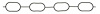 Molded Rubber Intake Manifold Gasket Set for 2001-2015 Lexus, Pontiac, Scion and Toyota Vehicles - image 1
