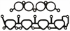 INTAKE MANIFOLD GASKET 1998-1995 NI L4 2389cc 2.4L DOHC 16 Valve - image 1