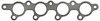 EXH MANIFOLD GASKET; 2003-2000 FO L4 1988cc 2.0L DOHC 16 Valve; 2004-2001 FOT L/D L4 1988cc 2.0L DOH - image 1