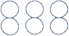 Intake Manifold Plenum Gasket Set for 2001-2007 Ford Taurus, 2002-2008 Ranger, 2002-2008 Mazda B3000, 2001-2005 Mercury Sable - image 1