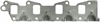 EXH MANIFOLD GASKET; 1995-1985 SZT L/D L4 1324cc 1.3L SOHC 8 Valve; 1995-1989 GMT L/D L4 1590cc 1.6L - image 1