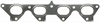 EXH MANIFOLD GASKET 1991-1990 HO L4 2156cc 2.2L SOHC 16 Valve - image 1