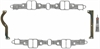 INTAKE MANIFOLD GASKET 1991 CHI V8 318CI 5.2L 1991 DT L/D V8 318CI 5.2L - image 1