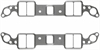 INTAKE MANIFOLD GASKET 1960-1959 GM V8 371CI 6.1L Oldsmobile 1964-1959 GM V8 394CI 6.5L Oldsmobile - image 1