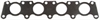 EXH MANIFOLD GASKET 2002-1997 AUD L4 1780cc 1.8L DOHC Turbo 20 Valve 2002-1998 VW L4 1780cc 1.8L DOHC Turbo 20 Valve - image 1