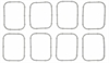 INTAKE MANIFOLD GASKET 2008 DT V8 4.7L SOHC Int. - image 1