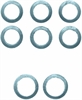 EXH MANIFOLD GASKET; 1961-1960 GM H6 140CI 2.3L Corvair; 1963-1961 GM H6 145CI 2.4L Corvair; 1963-19 - image 1