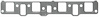 INTAKE MANIFOLD GASKET 1971-1961 IH L/D L4 152CI 2.5L 1967-1965 IH L/D L4 152CI 2.5L Turbo - image 1