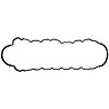 Replacement Oil Pan Gasket PermaDry 1-piece - image 1