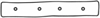 PUSH ROD COVER SET; 1953-1952 FO L6 215CI 3.5L OHV; 1953-1952 FOI L6 215CI 3.5L OHV; 1953-1951 FOT L - image 1