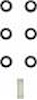 VALVE STEM SEAL SET; 1961-1960 GM H6 140CI 2.3L Corvair; 1963-1961 GM H6 145CI 2.4L Corvair; 1963-19 - image 1