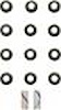 VALVE STEM SEAL SET; 1995-1990 FOT H/D L6 401CI 6.6L Turbo-Diesel; 1995-1990 FOT M/D L6 401CI 6.6L T - image 1