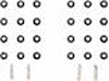 Premium High-Temperature Rubber Positive Valve Stem Seal for 1995-2020 Chrysler, Dodge and Mitsubishi V6 Vehicles - image 1