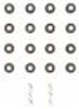 VALVE STEM SEAL SET; 1998-1996 HY L4 1494cc 1.5L DOHC 16 Valve; 1998-1996 HY L4 1796cc 1.8L DOHC 16 - image 1