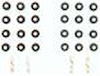 VALVE STEM SEAL SET; 1996-1995 CHR V6 2972cc 3.0L DOHC 24 Valve; 1999-1995 MI V6 2972cc 3.0L DOHC 24 - image 1
