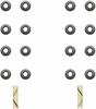 VALVE STEM SEAL SET; 1997-1993 GM L4 1587cc 1.6L DOHC 16 Valve; 1993 TO L4 1587cc 1.6L DOHC 16 Valve - image 1