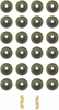 VALVE STEM SEAL SET; 2002-1995 FO V6 155CI 2.5L DOHC 24 Valve; 2001-2000 MZT L/D V6 155CI 2.5L DOHC - image 1