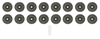 VALVE STEM SEAL SET 2002-2001 SAAB L4 2.0L DOHC TURBO Int & Exh. - image 1