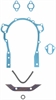 TIMING COVER GASKET SET; 1955-1954 GM V8 264CI 4.3L Buick; 1956-1953 GM V8 322CI 5.3L Buick; 1959-19 - image 1