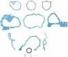 TIMING COVER GASKET SET; 1972 GMT L/D L4 1817cc 1.8L SOHC; 1975-1973 GMT L/D L4 1817cc 1.8L SOHC; 19 - image 1
